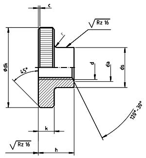 DIN 466 Knurled nuts