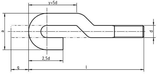 DIN 529 B Anchor Bolts