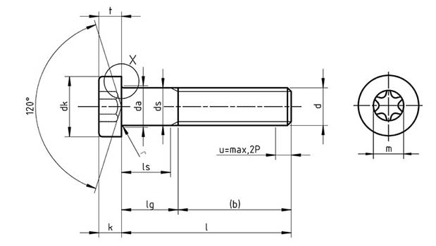 DIN 7984 TX